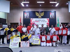 Haornas, Atlet Asian Games Asal Sumsel Terima Bonus dari Gubernur