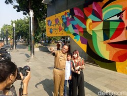 Resmikan Mural Seniman Kolombia, Anies: Kita Ingin DKI Jadi Kanvas