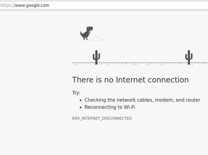 Cerita di Balik Munculnya Dinosaurus Jika Chrome Offline