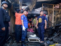 3 Tewas Akibat Kebakaran Ruko di Makassar