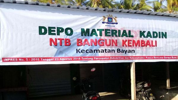 Ini Dia Depo Bahan Bangunan Rumah Tahan Gempa di Lombok