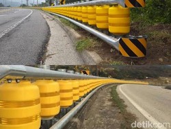 Roller Barrier Sepanjang 60 Meter Telah Terpasang Cikidang Sukabumi