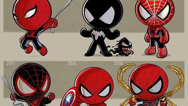 Dalam Bentuk Animasi, Ini Evolusi Karakter Hulk Sampai Spiderman