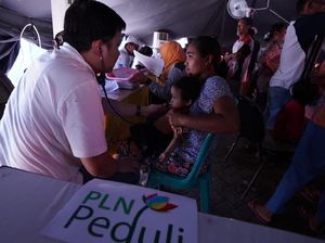 PLN Gandeng RSCM Gelar Bakti Sosial di Lombok