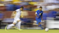 Dalam pertandingan di FedExField, MaryLand, AS, Rabu (12/9/2018) pagi WIB, Brasil menjalani pertandingan melawan El Savador dengan nyaman. Geoff Burke/ USA Today Sports/Reuters.