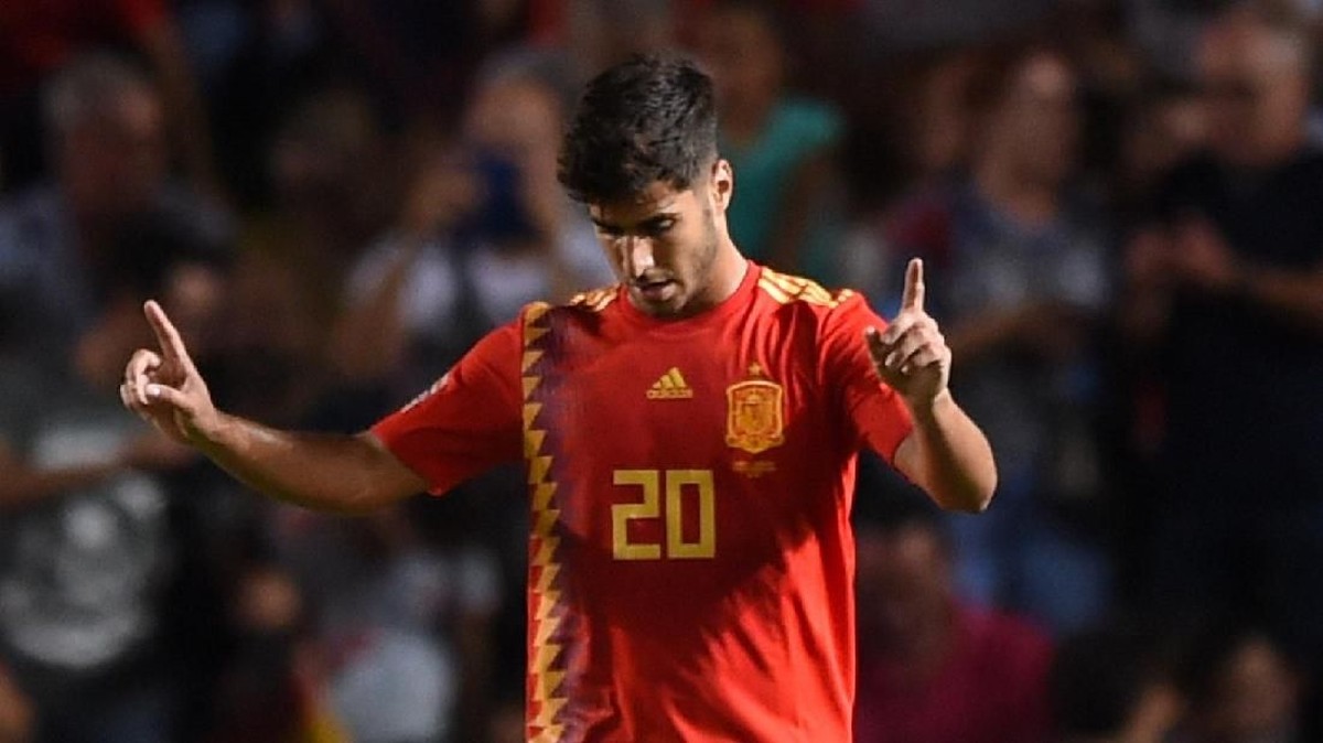 Marco Asensio membintangi kemenangan telak Spanyol atas Kroasia. (Foto: Denis Doyle/Getty Images)