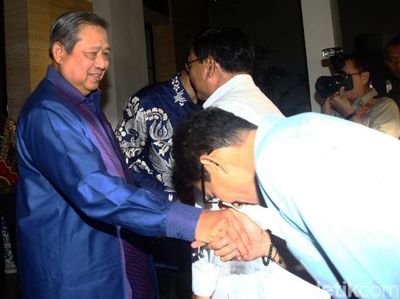 Momen Sandi Cium Tangan SBY