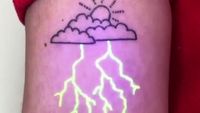 Foto: Tato UV, Menyala Saat Disinari Ultraviolet