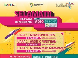Lomba Video Asian Games Usai, Menpar Apresiasi Antusias Netizen