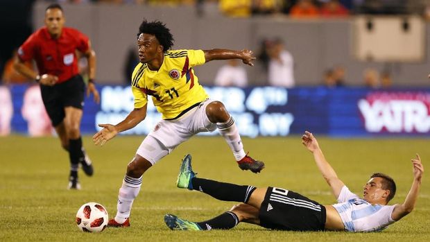 Argentina bermain imbang lawan Kolombia.