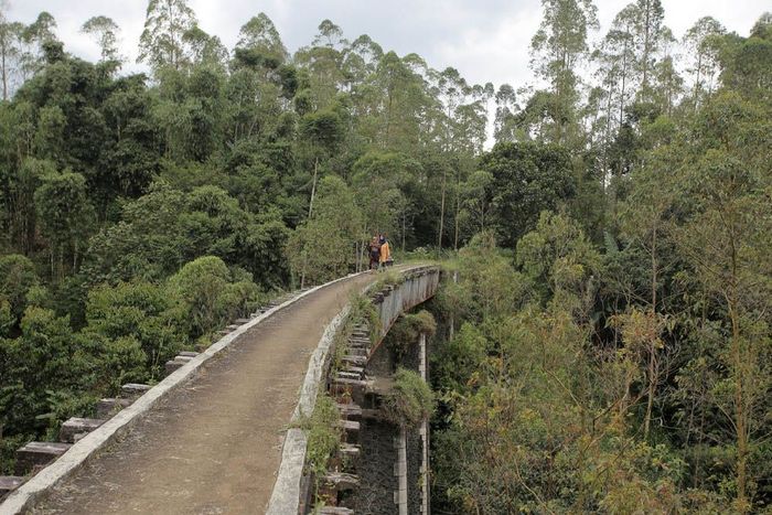 Ini adalah Jembatan Cisurupan yang terletak antara jalur Garut-Cikajang. Pool/PT KAI.