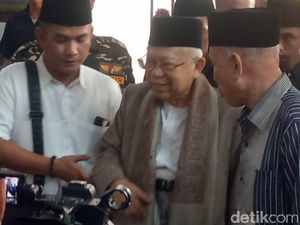 Maruf Amin Silaturahmi ke Warga NU di Jambi