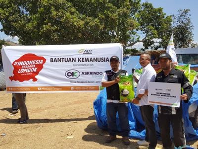 Askrindo Syariah Salurkan Bantuan untuk Korban Gempa Lombok