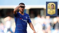 Satu lagi pemain dengan kemapuan serba bisa. Memiliki kecepatan 91 dan dribbling 94, Hazard akan menusuk tajam dari sisi kiri lapangan - atau di manapun dia dimainkan. (ist.)