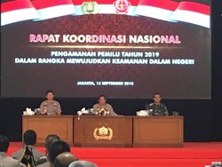 TNI-Polri Rakor Bahas Pengamanan Pemilu 2019