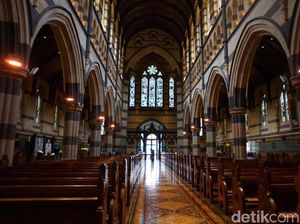 Foto: Gereja Cantik di Pusat Kota Melbourne