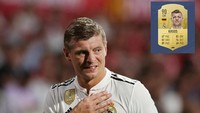 Mesin yang terus membuat lini tengah Real Madrid dan Jerman berputar tanpa lelah. Selain punya 89 untuk passing, Kroos juga berbahaya jika diberi ruang karena punya nilai 82 untuk shooting. (ist.)