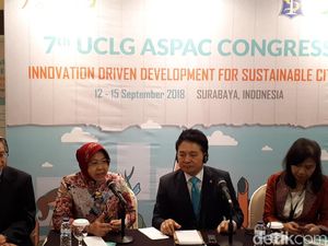 Risma Disebut-sebut Jadi Kandidat Kuat Presiden UCLG ASPAC Baru Risma Disebut-sebut Jadi Kandidat Kuat Presiden UCLG ASPAC Baru
