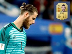 Inilah kiper dengan rating tertinggi di FIFA19. De Gea punya refleks 94 dan diving 90, plus positioning 88. Sulit untuk melewati kiper asal Spanyol ini. (ist.)