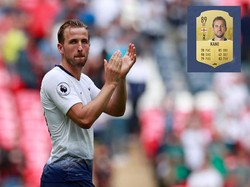 Harry Kane adalah sosok yang dengan mudah menghantui kotak penalti lawan. Pada FIFA 19 dia punya rating tembakan 90, kepala dan kakinya sama-sama berbahaya. (ist.)