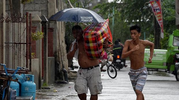 Topan Mangkhut Landa Filipina, Jutaan Warga Mengungsi