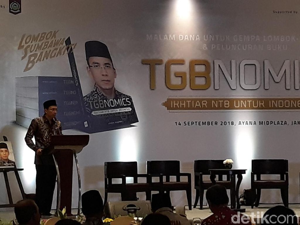 Lewat Buku, TGB Ungkap Rahasia Bangun Ekonomi NTB Lewat Buku, TGB Ungkap Rahasia Bangun Ekonomi NTB