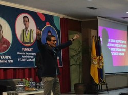 Di Depan Mahasiswa, Sandi Bicara Sulitnya Lapangan Kerja