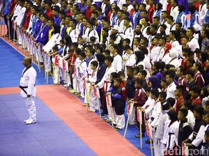 Potret Pembukaan Turnamen Taekwondo Kapolri Cup 2018