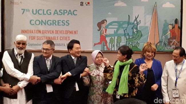 Berita Risma Secara Aklamasi Terpilih Sebagai Presiden UCLG Aspac Kamis 18 April 2024