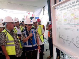 Menteri PUPR Cek Proyek Tol Serpong-Kunciran