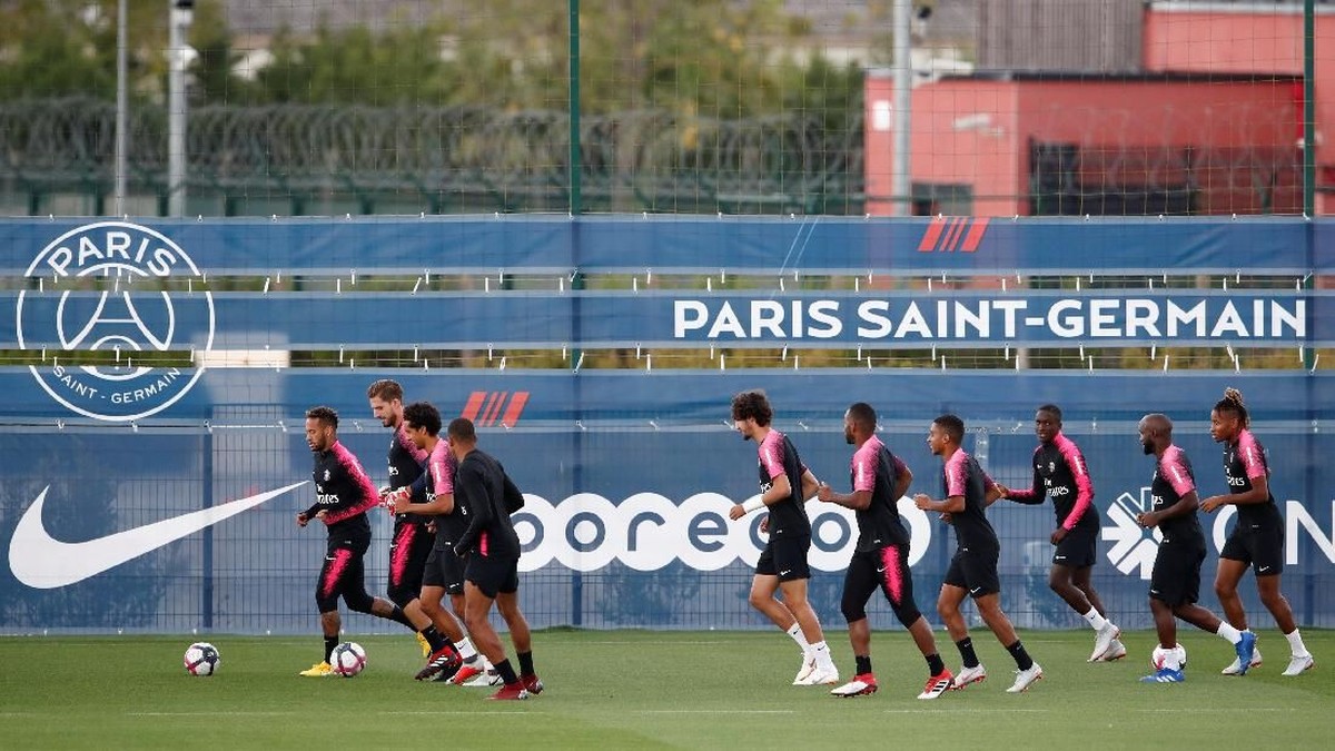 Paris Saint-Germain jalin kerjasama dengan brand Air Jordan (REUTERS/Christian Hartmann)