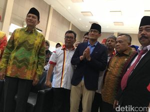 Sandi Diteriaki Satu Suara di Acara Ikatan Keluarga Minang Jaksel