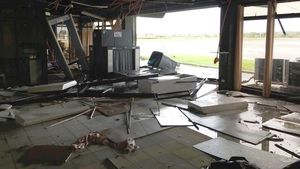 Diterjang Topan Mangkhut, Bandara Tuguegarao Filipina Porak Poranda