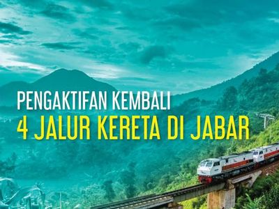 Pengaktifan Kembali 4 Jalur Kereta di Jabar