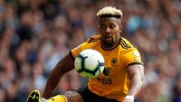 Di posisi kedua pemain tercepat di FIFA 19 ada penyerang Wolverhampton Adama Traore. Traore punya speed 95 meski badannya terilhat berisi. (Andrew Yates/Reuters)