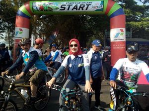 Sepeda Nusantara di Malang Jelajahi Bangunan Bersejarah