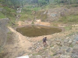 Debit Air Embung Turun Drastis, Lahan Pertanian Tak Berproduksi