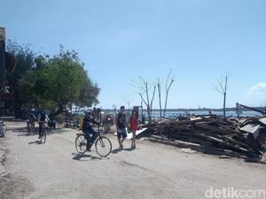 Gili Lombok Pemulihan, Kekurangan Material Bangunan Hingga Tukang