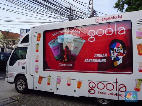 Peluncuran Goola, produk minuman milik Gibran Rakabuming