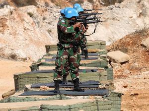TNI Juara Umum Menembak Tingkat UNIFIL di Lebanon