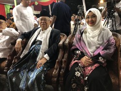 Didampingi Istri, Maruf Amin Resmikan Rumah KMA