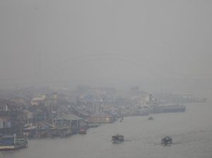 Cerita Palembang yang Tertutup Asap Kebakaran Hutan