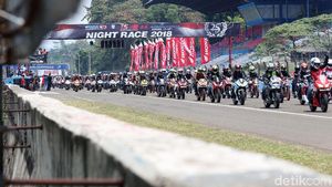 Ratusan Bikers Honda Mengaspal di Sirkuit Sentul