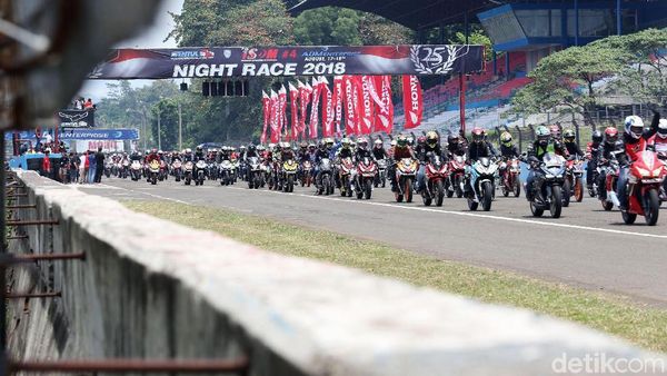 Ratusan Bikers Honda Mengaspal di Sirkuit Sentul