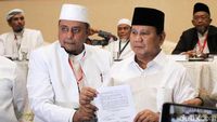 Detik-detik Prabowo Teken Pakta Integritas Ijtimak Ulama II