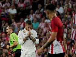 Hasil ini menandai bahwa San Mames kembali menjadi sandungan Madrid dalam dua musim beruntun. Di musim lalu, kunjungan Madrid ke Bilbao berakhir seri tanpa gol. Madrid pun menempati peringkat kedua klasemen dengan 10 poin, selisih dua poin dari Barcelona di puncak. (Foto: Vincent West/Reuters)