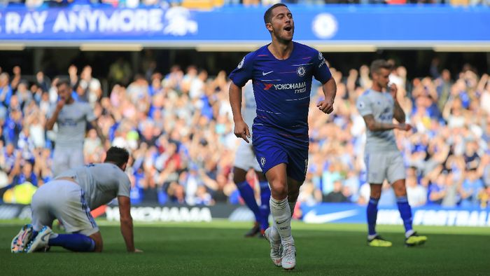 Eden Hazard tampil mengilap di awal musim 2018/2019. (Foto: Marc Atkins/Getty Images) Eden Hazard tampil mengilap di awal musim 2018/2019. (Foto: Marc Atkins/Getty Images)