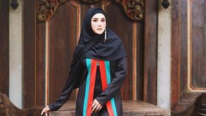 Setelah Baju Syari, Mulan Jameela Pamer Gaya Hijab Beranting Satu