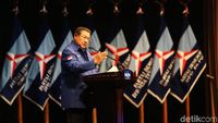 Foto: SBY Bicara Program Pro Rakyat di HUT ke-17 Partai Demokrat