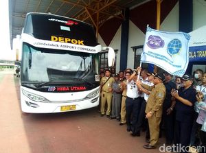 Terminal Jatijajar Dibuka, Kepala BPTJ: Terbesar Se-Jabodetabek Terminal Jatijajar Dibuka, Kepala BPTJ: Terbesar Se-Jabodetabek